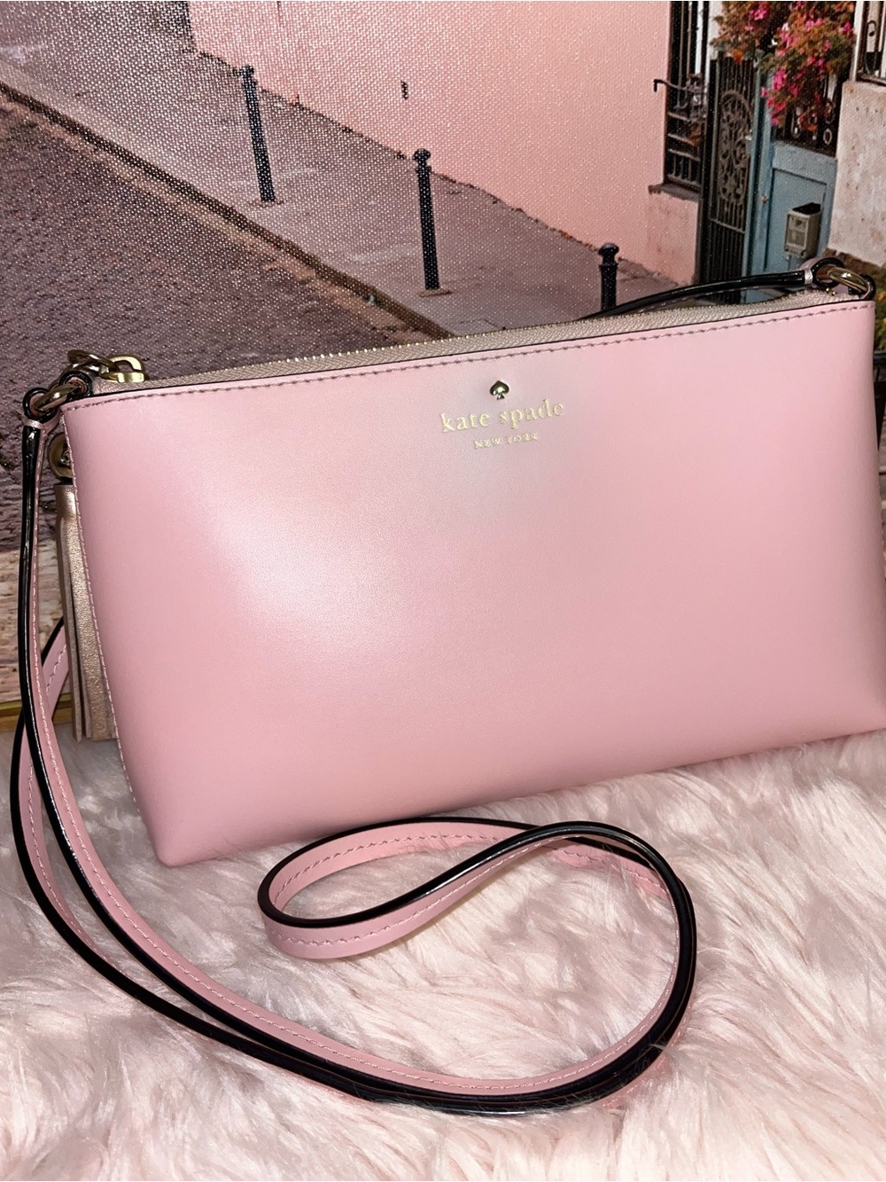 Kate Spade Baby Pink Crossbody Bag